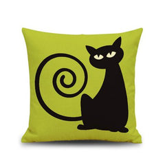 FREE Cat Printed Car Sofa Cushion Pillow Case