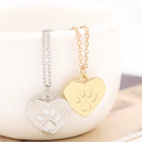 FREE Heart Footprints Pendant Sweet Necklace